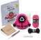 Beginners Crochet Kit with Easy Peasy Yarn as seen on Shark Tank - with Step-by-Step Video Tutorials - Squid Game (Red Guard)